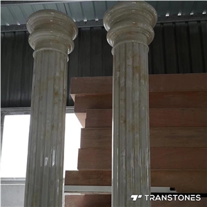 Manmade Stone for Light Columns Exterior Design