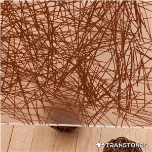 Translucent Acrylic Sheet Decorative Wall Tiles
