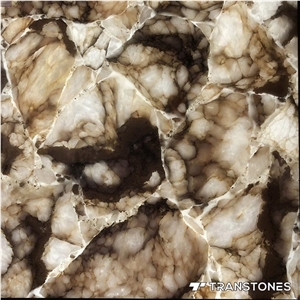 Translucent Panel /Crystal Alabaster/Faux Stone