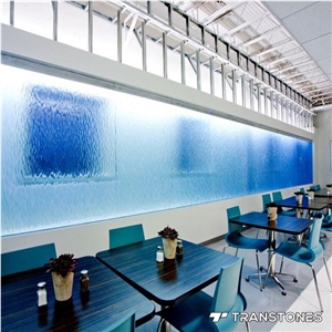 Translucent Resin Panel 8mm Acrylic Walling Tiles