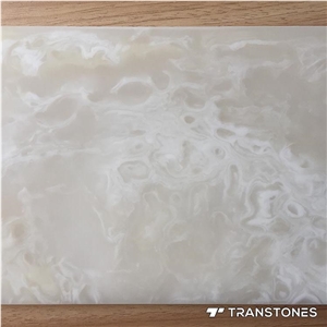 Translucent Resin Panel Faux Alabaster Stone