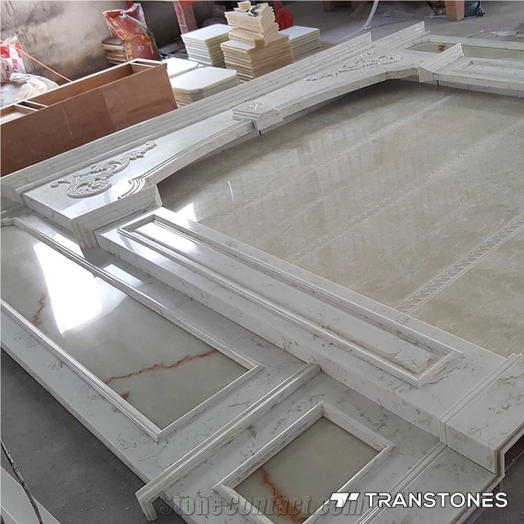 Western Style Home Decor Resin Panel Alabaster