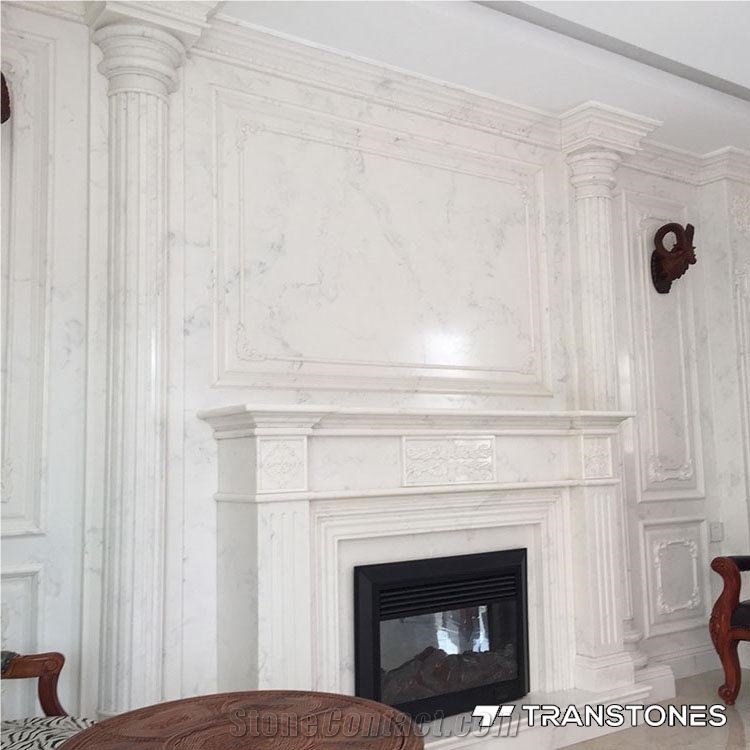 White Alabaster Stone for Interior Home Decors