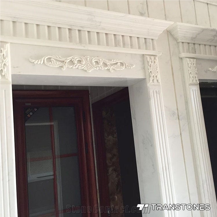 White Alabaster Stone for Interior Home Decors