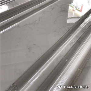 White Polished Luxury Stone for Home Door Design