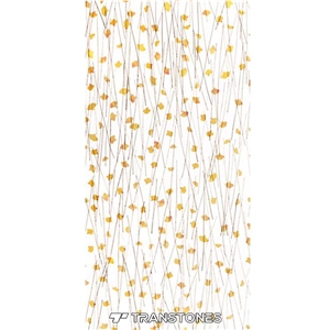 Yellow Gingko Thatch Translucent Acrylic Sheet