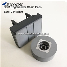 71x48mm Rubber Conveyor Chain Pads Are for Scm