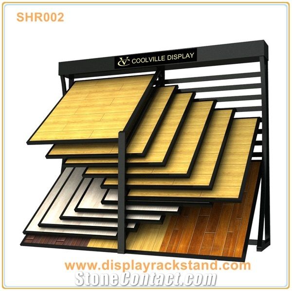 Custom Quartz Sample Display, Rotating Tile Display- Stone, Ceramic, Hardwood, Mosaic Tile Display Rack, Glass and Carpet Sample Display Racks