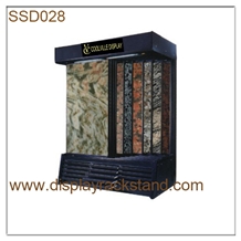 Custom Quartz Sample Display, Rotating Tile Display- Stone, Ceramic, Hardwood, Mosaic Tile Display Rack, Glass and Carpet Sample Display Racks