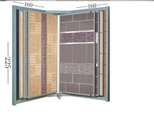Floor and Wall Tile, Hardwood, Glass Tile, Mosaic, Etc Samples Rotating Displays Stand Racks