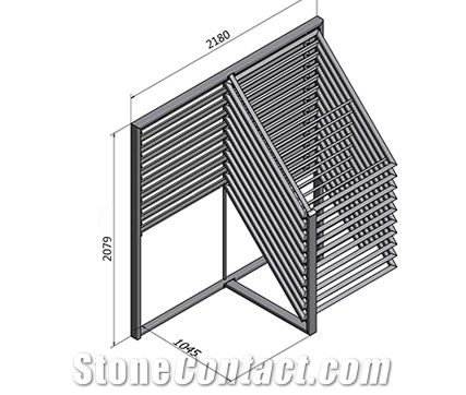 Metal Tile Display Stand Racks,Stone Tile Display Shelves,Shelf Unit Tile Display for Loose Tiles, Tile Sample Boards