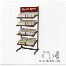 Ms-F45a Stone Tile Display Shelves,Shelf Unit Tile Display for Loose Tiles, Tile Sample Boards