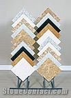Mx0177 Stone Tile Display Shelves,Shelf Unit Tile Display for Loose Tiles, Tile Sample Boards, Counter Top Samples