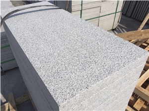 Hubei New G603 Granite Bush Hammered Paving Stone