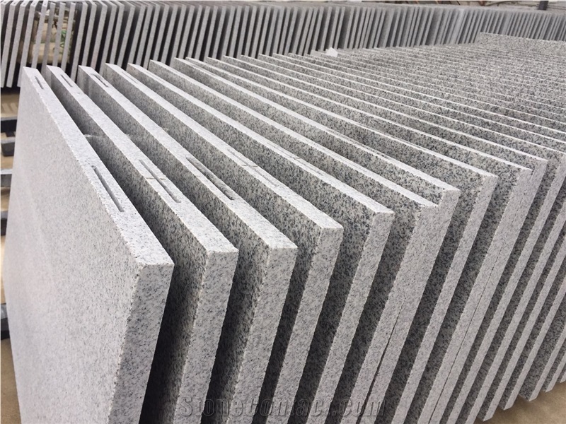Light Grey Hubei New G603 Granite Exterior Wall Stone Tiles