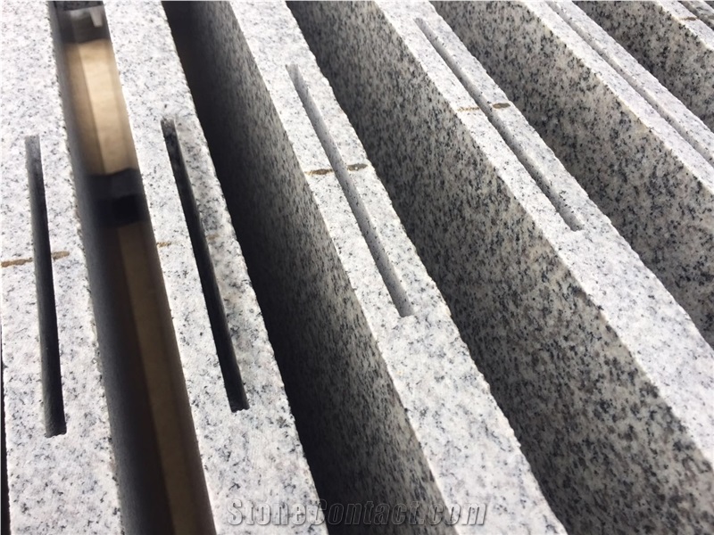 Light Grey Hubei New G603 Granite Exterior Wall Stone Tiles
