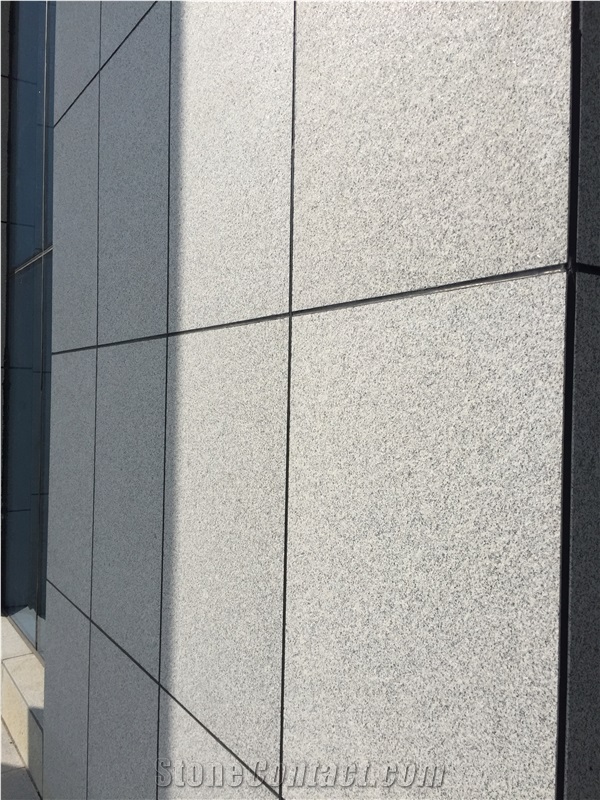 Hubei New G603 Granite Flamed Exterior Wall Tile