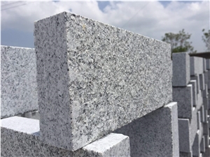 White Color Hubei New G603 Granite Flamed Paving Brick Stone