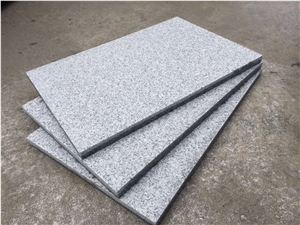 Pangdang  Light Grey Hubei New G603 Granite Flamed Tiles