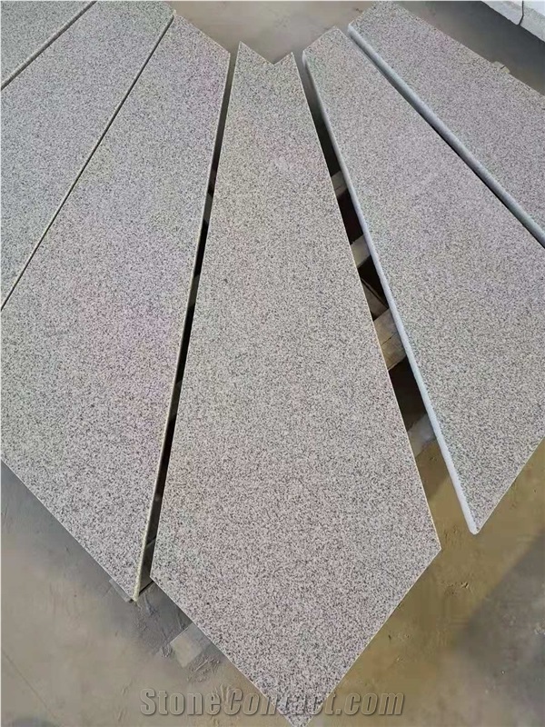 New Pangdang Light Grey G603 Granite Polished Spiral Stairs