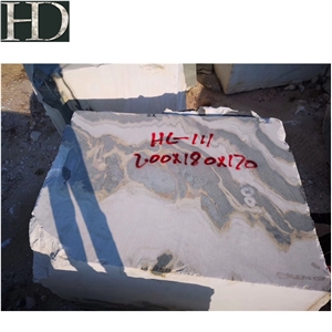 Grade A Panda White Marble Stone Blocks, Factory Price
