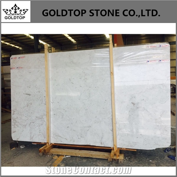 Absolute Jazz White Marble Slabs Indoor Decoration