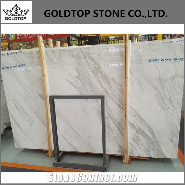 Absolute Jazz White Marble Slabs Indoor Decoration