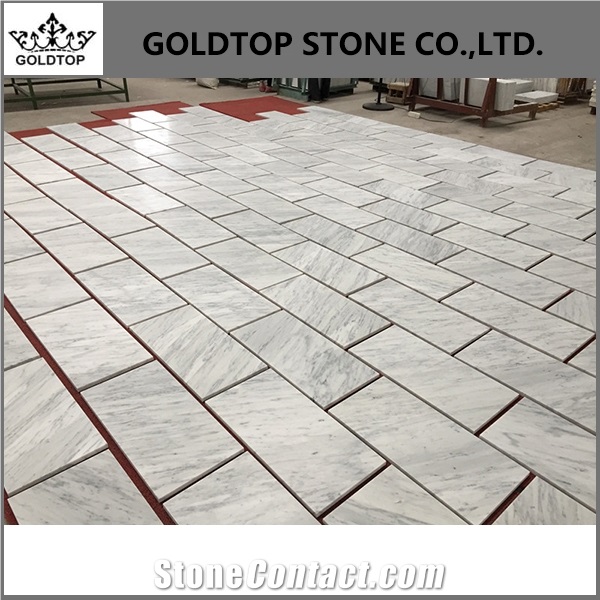 Best Price Honed Carrara White Marble Floor Tiles