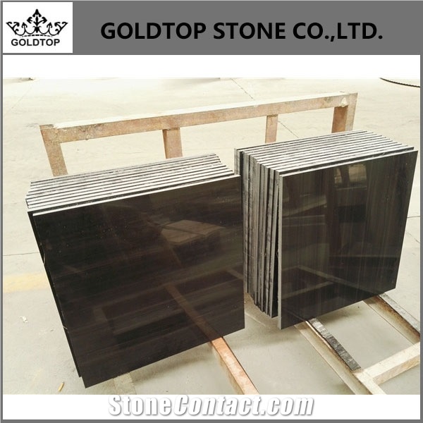 Best Product Black Wood Marble Slab for Wall Tiles