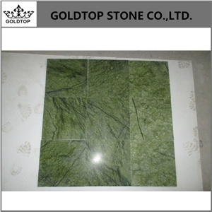 Chinese Natural Stone Dangdong Green Polished Slab