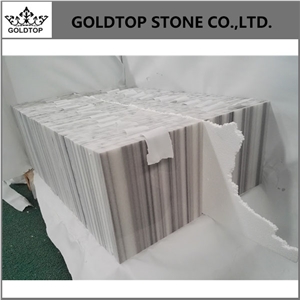 Chinese Polished Straight White Wooden Grain Tile