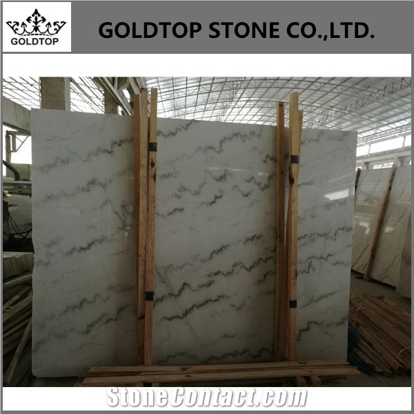 Honed Guangxi White Slabs,Carrara White Marbles
