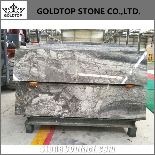 Milky Grey Polished Slabs,Low Price Marbles