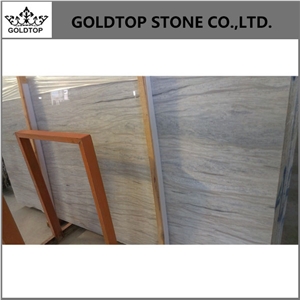 Straight Wooden Marble Polished Surface Finishing