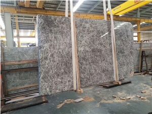China Silver Grey Marble Flooring Tiles