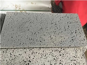Hainan Grey Basalt Bluestone Wall Cladding Tiles