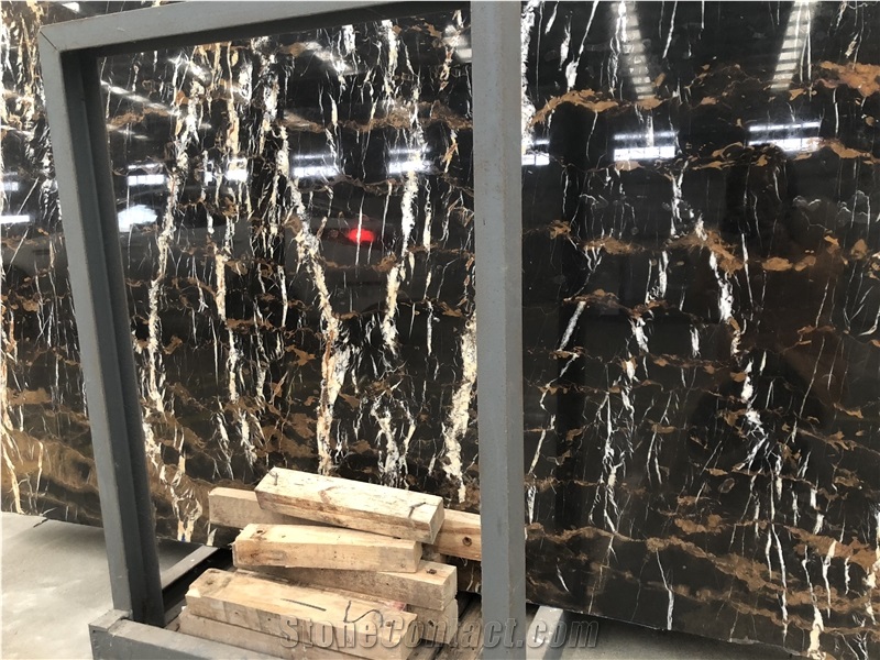 Afghanistan Black and Brown Marble for Countertops