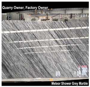 Meteor Shower Grey Marble Tile/Slab for Flooring