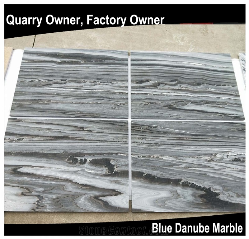 Natural Stone Blue Danube/Blue Gold Sand Marble