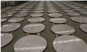 Natural Stone King White Marble Coffee Tabletops