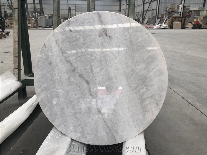 Natural Stone King White Marble for Tabletops
