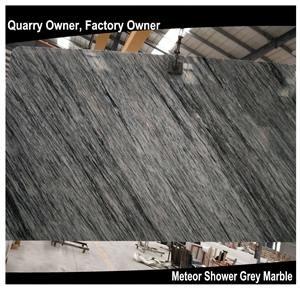 Own Factory Meteor Shower Grey Marble Slab&Tiles