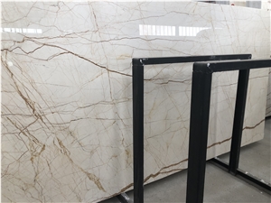 Sofitel Beige Marble Polished Slab for Countertops