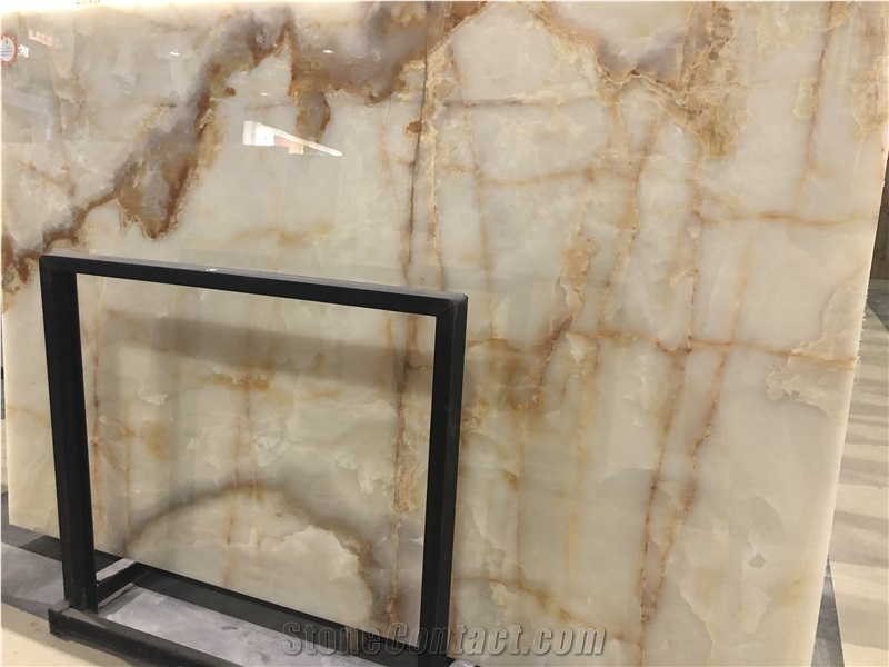 White Jade Onxy Polished Slab/Tile for Wall&Floor