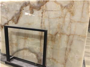 White Jade Onxy Polished Slab/Tile for Wall&Floor