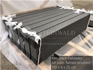 Ken Black Granite Palisades Flamed 8x25x100cm