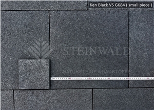 Ken Black Granite Pavers Flamed 40x40x3cm