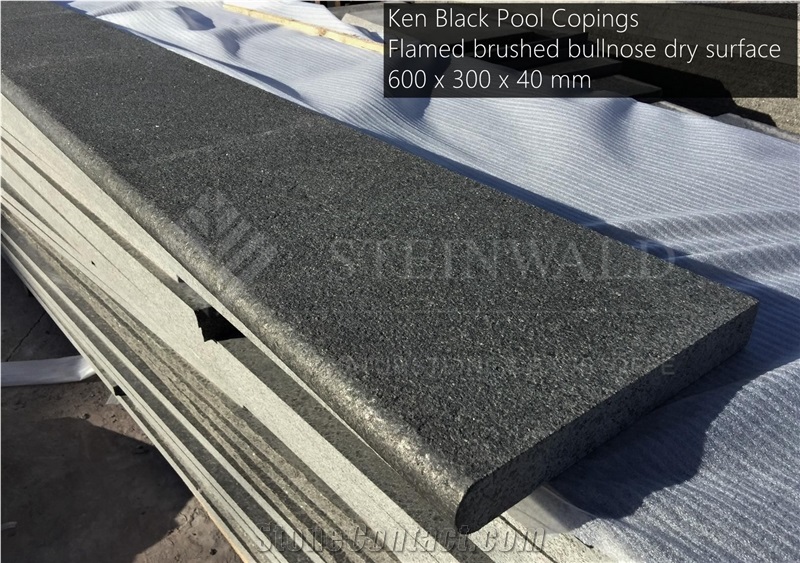 Ken Black Granite Pool Copings 60x30x4cm