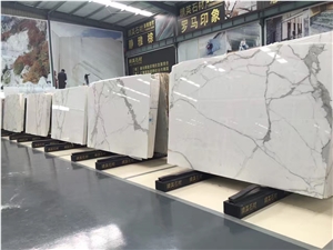 Calacatta White Marble Slabs for Floor Tiles