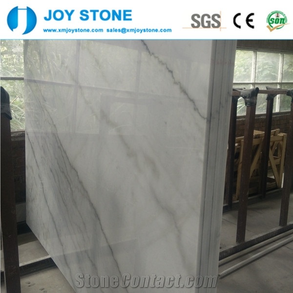 Cheap Polished Rainbow White Marble Slab for Sale